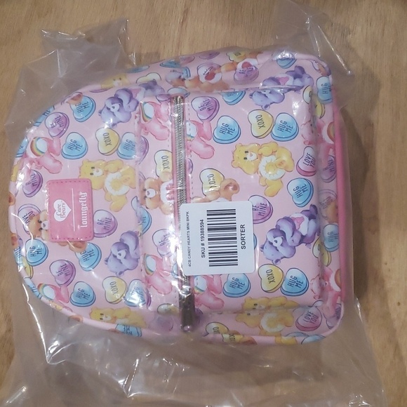 LOUNGEFLY Care Bears Valentine\'s Day Hearts Mini Backpack nwt main image 4